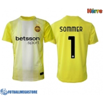 Fotballdrakt Herre Inter Milan Yann Sommer #1 Keeper Bortedrakt 2025-26 Kortermet